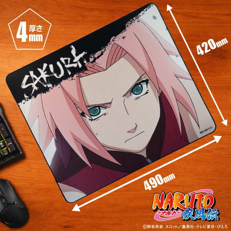 NARUTO-ナルト- 疾風伝 ゲーミングマウスパッド【SAKURA】
