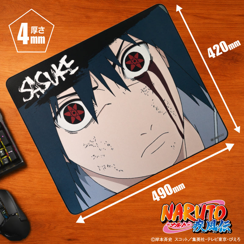 NARUTO-ナルト- 疾風伝 ゲーミングマウスパッド【SASUKE】 – DotAndZ