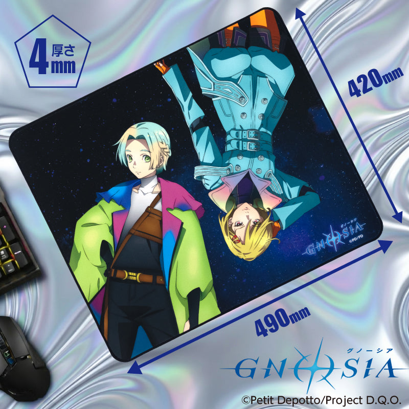 アニメ GNOSIA グノーシア ゲーミングマウスパッド【ユーリ／セツ