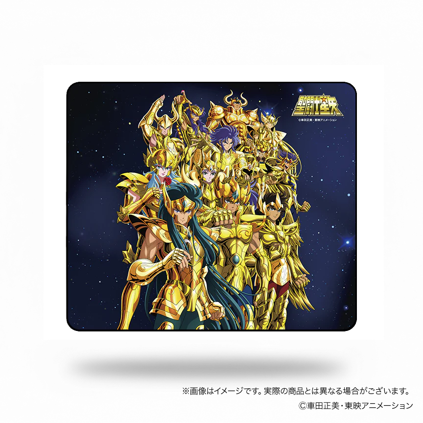 聖闘士星矢 ゲーミングマウスパッド【黄金聖闘士12人集結】 – DotAndZ