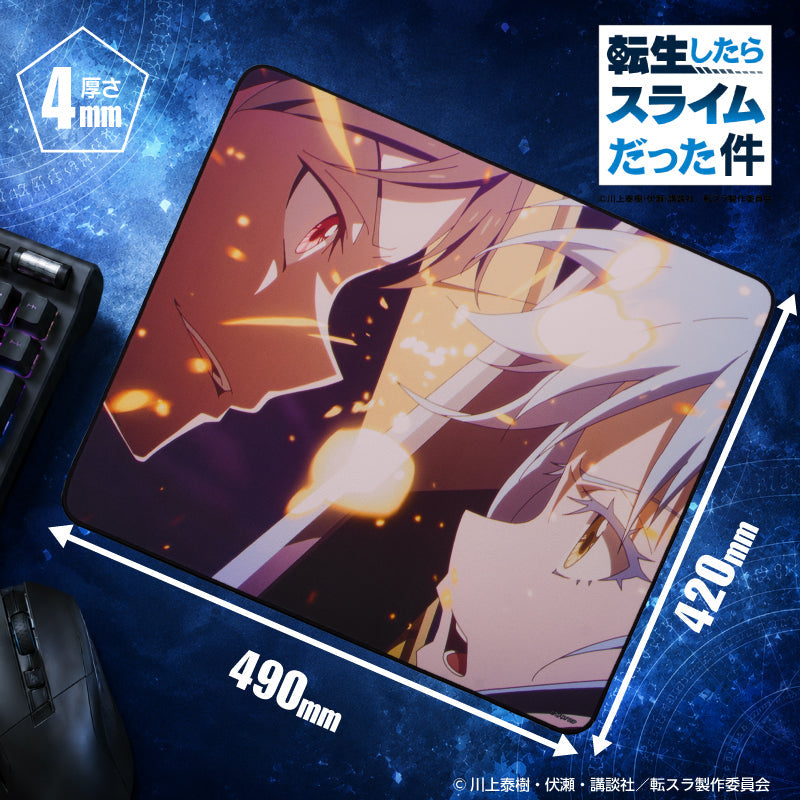 “That Time I Got Reincarnated as a Slime” Reincarnation Gaming Mouse Pad [Yuuki vs. Rimuru]